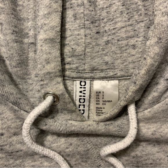 Grey Cropped Hoodie - Picture 2 of 2